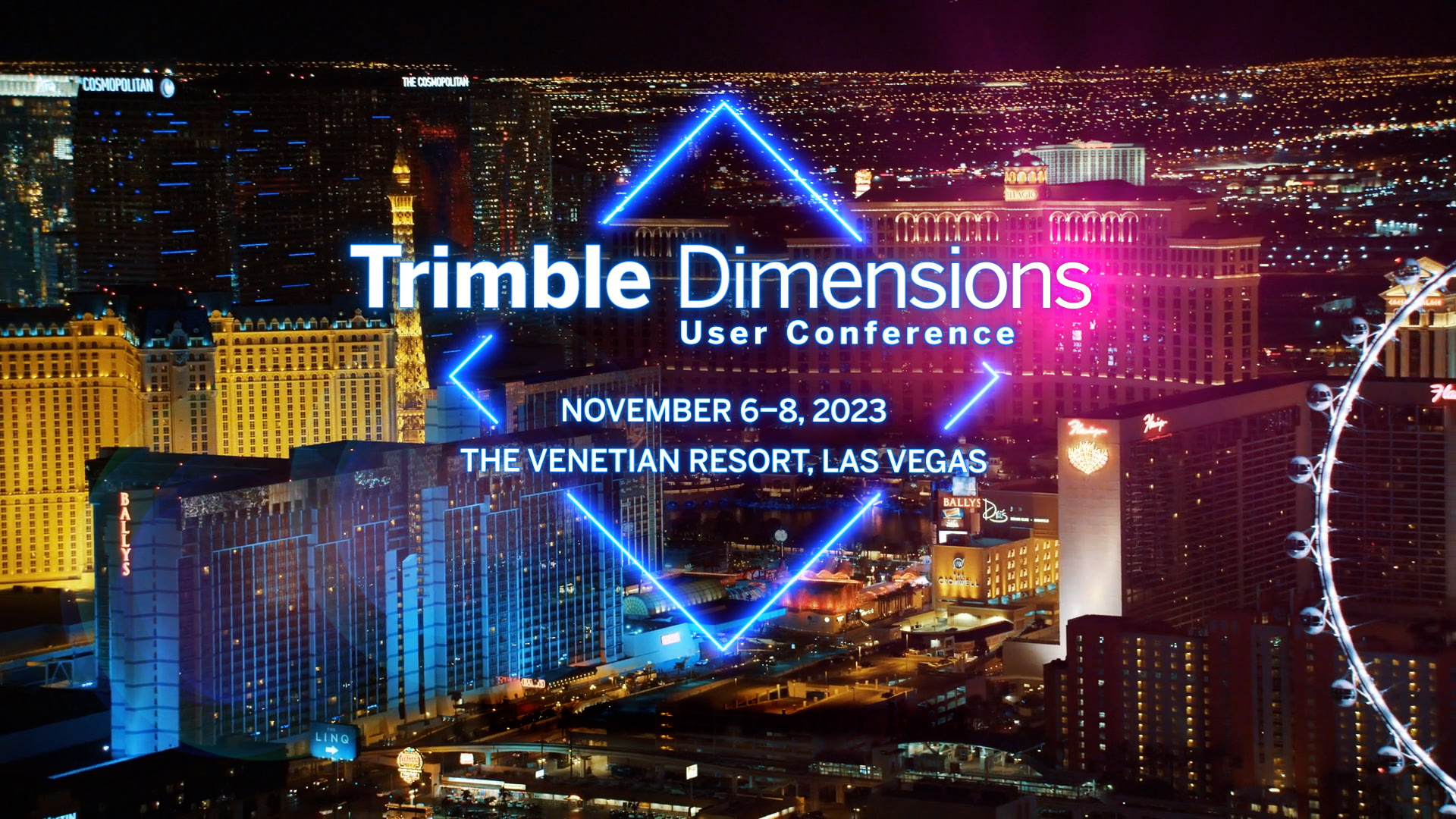 Construsoft poprvé v historii přednese 4 přednášky na Trimble Dimensions ve Vegas!